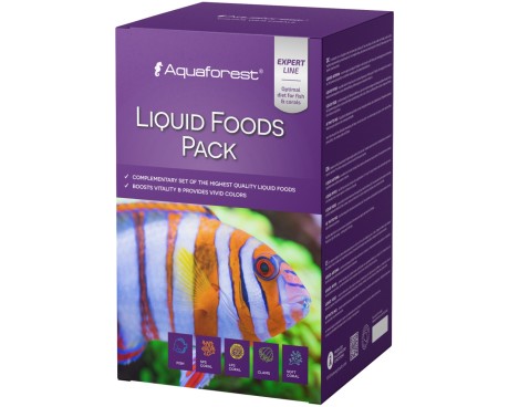 Aquaforest Liquid Foods Pack (4x250ml) (AFO-733311) Aquaforest Liquid Foods Pack (4x250ml) (AFO-733311)