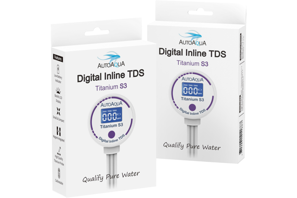 AUTOAQUA Digital Inline TDS - Titanium S3