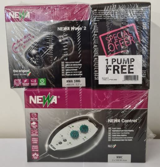 Newa Wave 2 5900 Strömungspumpen + Controller im Set 