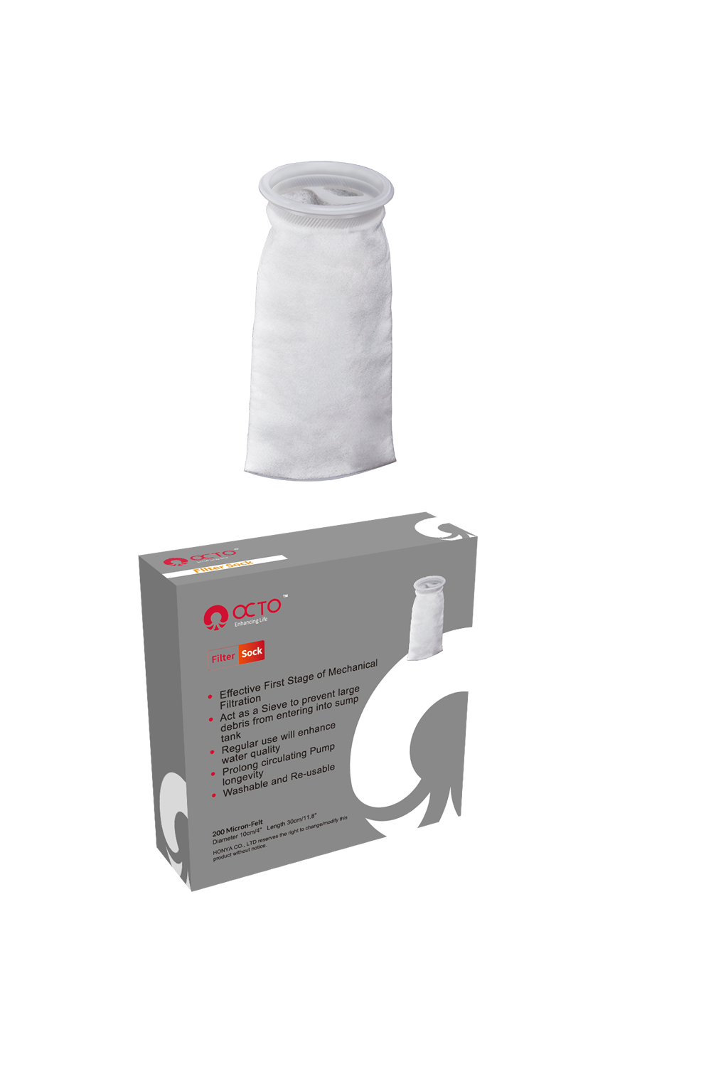 ReefOctopus Filter Sock 200 Micron-Felt ReefOctopus Filter Sock 200 Micron-Felt