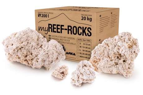 Arka myReef-Rocks, Natürliches Riff-Gestein 20 kg, 25-40 cm