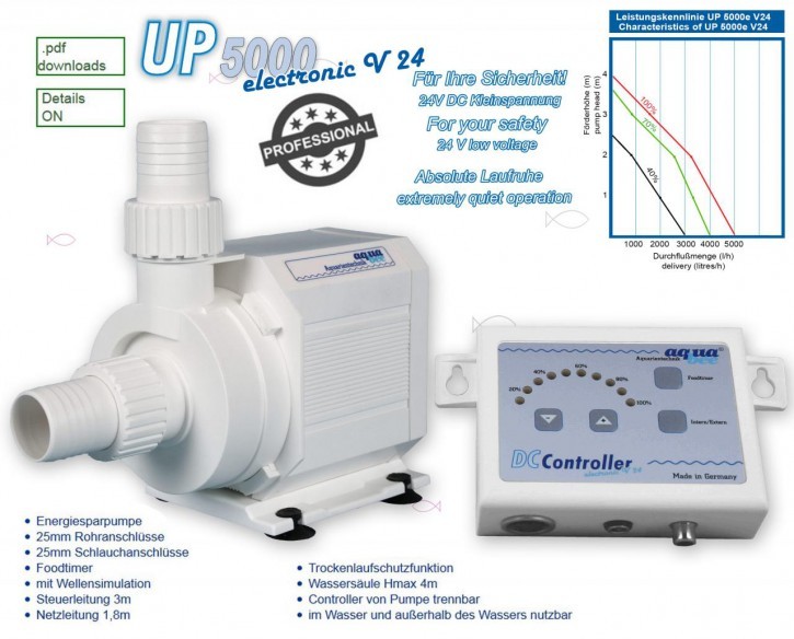 Aquabee Universal Pumpe UP 5000 V24
