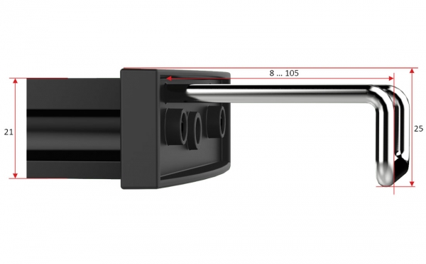 GHL Mitras Lightbar 2 120 Deep Actinic(PL-2072) Silber/Weiß