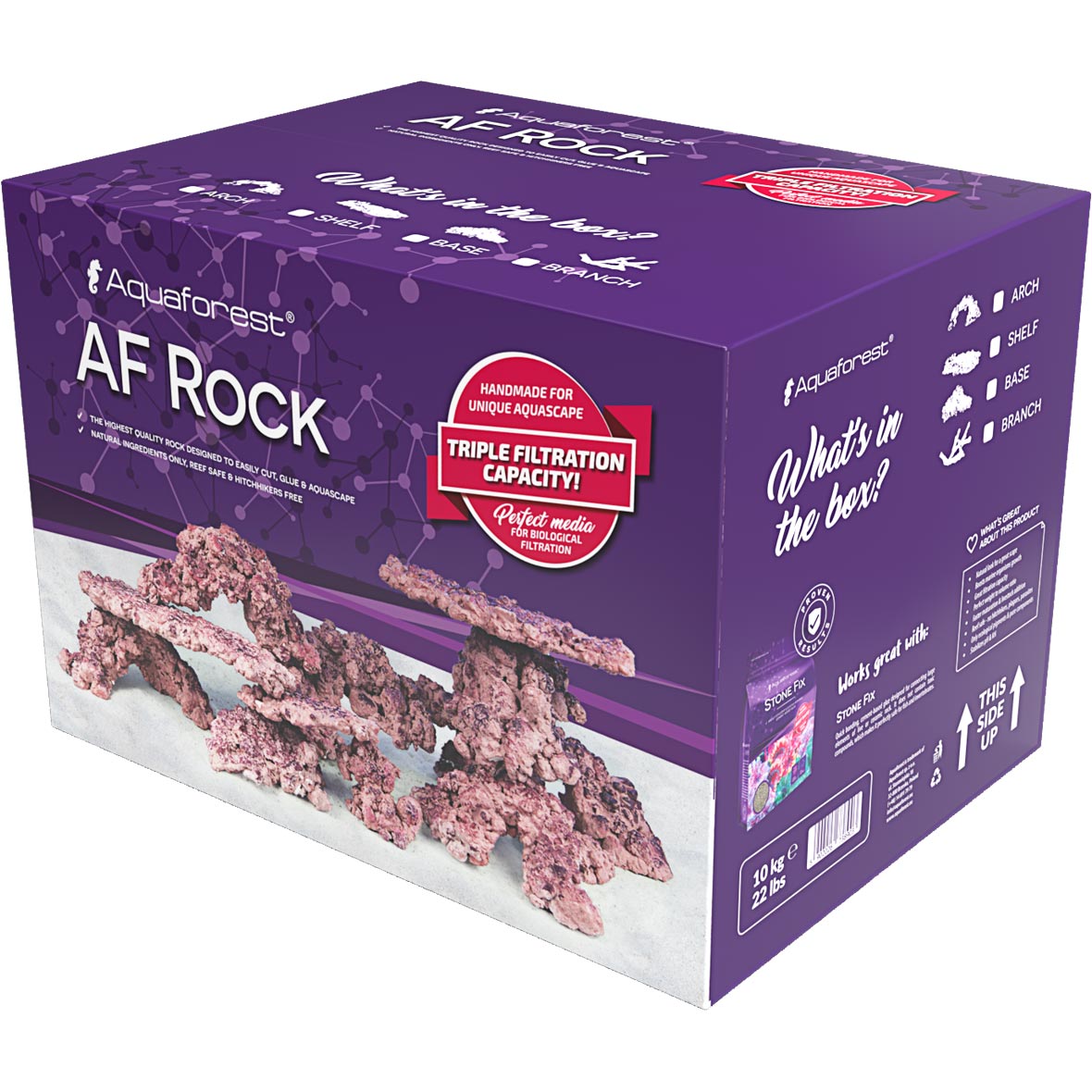AquaForest Rock Shelf - Platten 18 kg Box