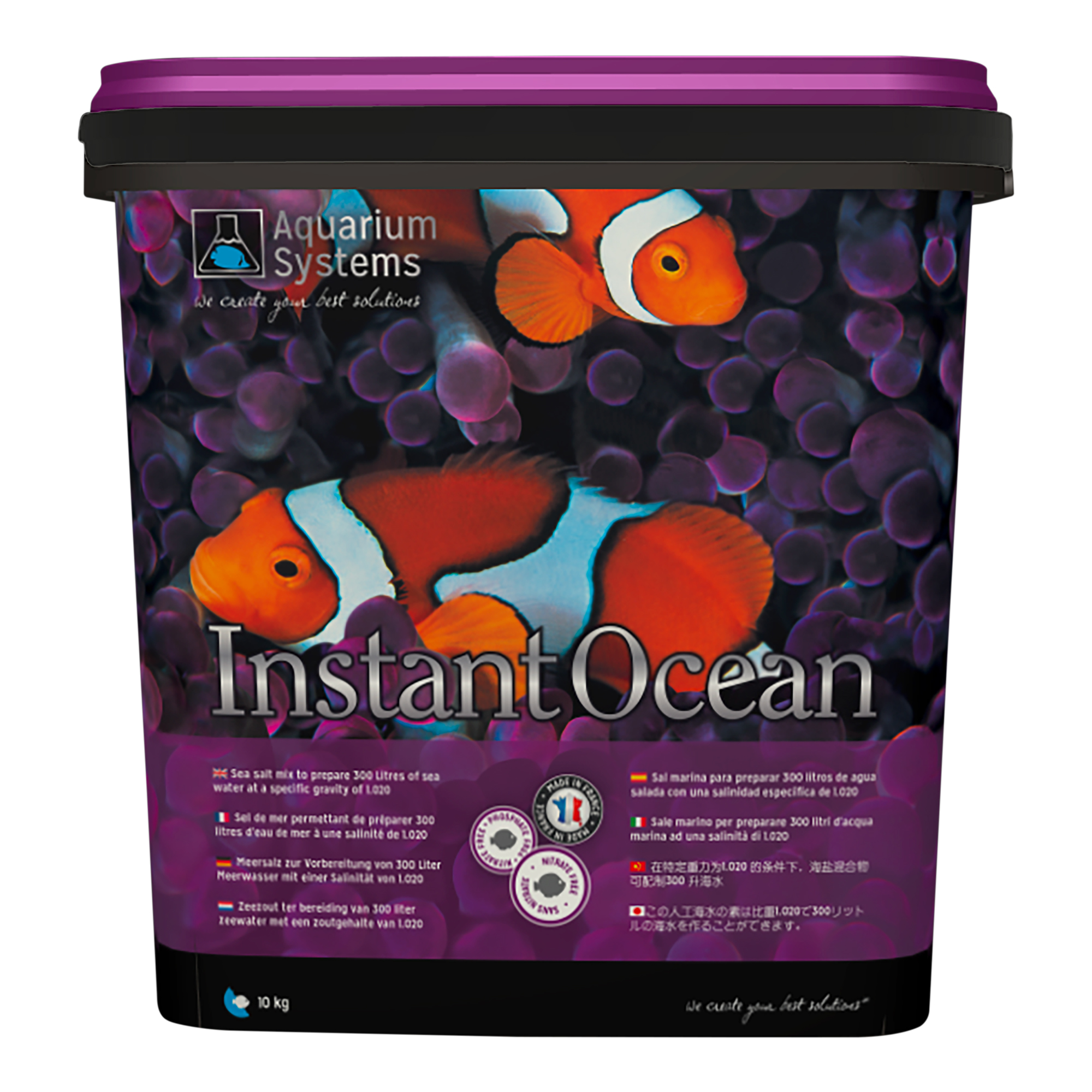 Aquarium Systems Instant Ocean Meersalz, 10 kg Eimer/ 100 L - im Eimer