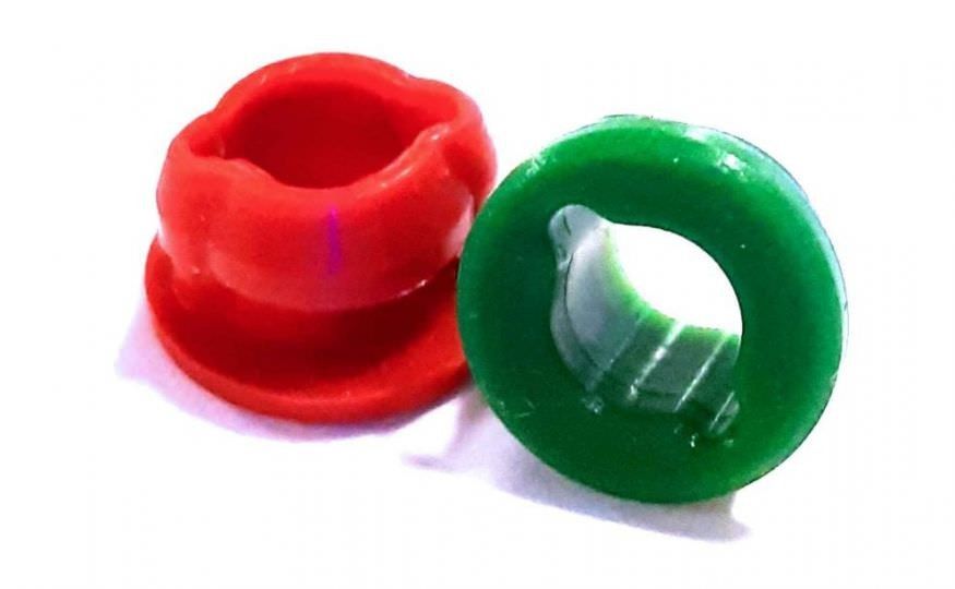 Maxspect Gyre 300 / 300CE Rotorbefestigung A + B grün und rot Maxspect Gyre 300 / 300CE Rotorbefestigung A + B grün und rot