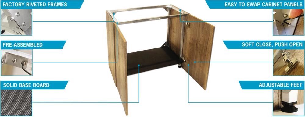 D-D Aqua-Pro Reef 1200- METAL FRAME- ANTHRACITE GLOSS