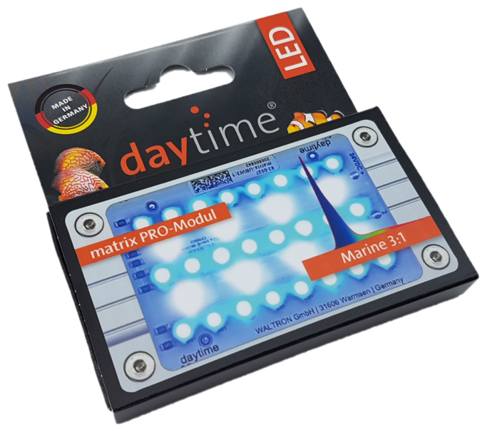 Daytime PRO-Modul SunLike Marine 3:1 „PRO-SLM3:1“ 8.000 K + Royal Blue + Blue Daytime PRO-Modul SunLike Marine 3:1 „PRO-SLM3:1“ 8.000 K + Royal Blue + Blue