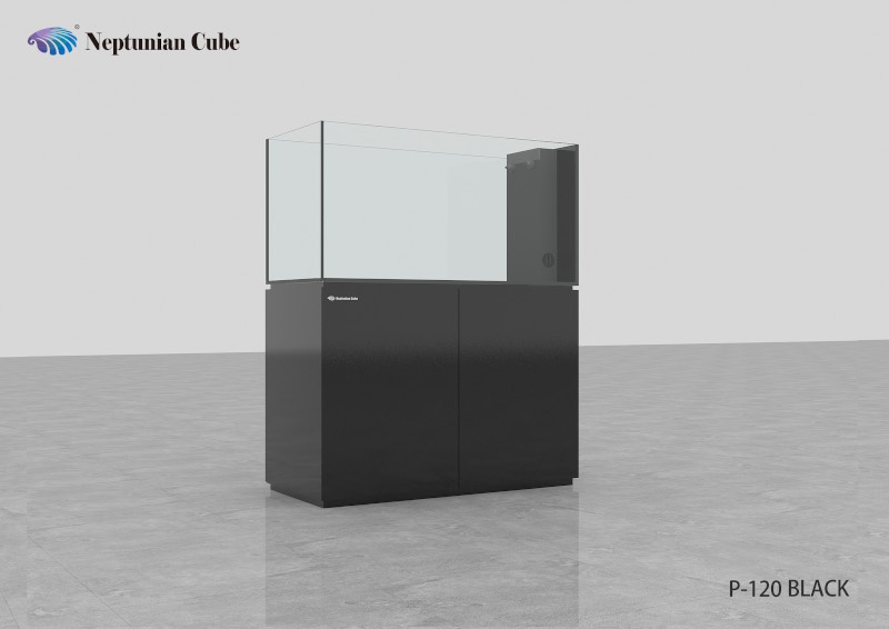 Neptunian Cube Aquarium "P120" Black Pallet Shipping