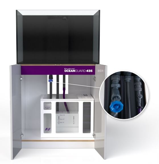 Aquaforest OCEANGUARD 435- Meerwasserkombination - 435 Liter Ultra White inklusive Gratis Set