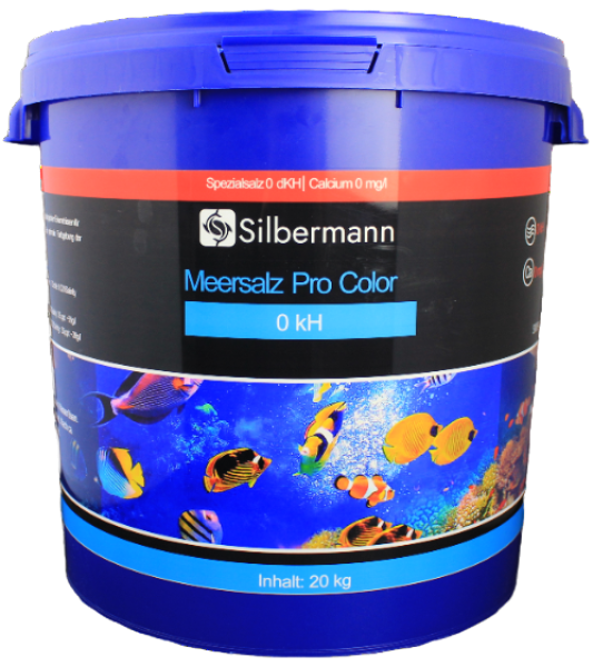 Silbermann Meerwasser Meersalz Pro Color KH 0, 20kg