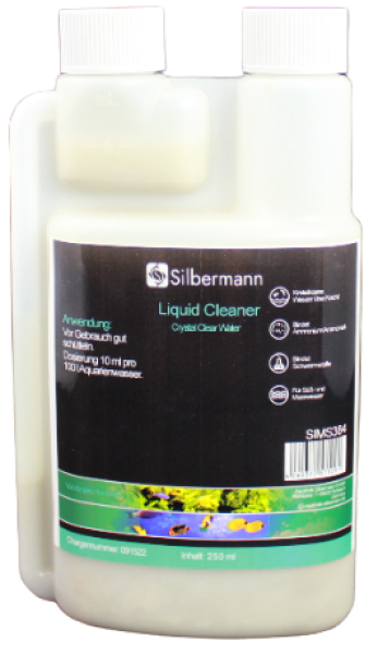 Silbermann Liquid Cleaner Glasklares Wasser 500ml