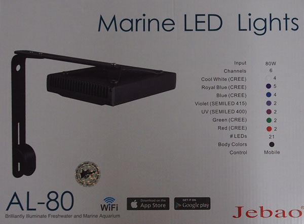 Jebao AL 80 Marine LED Leuchte