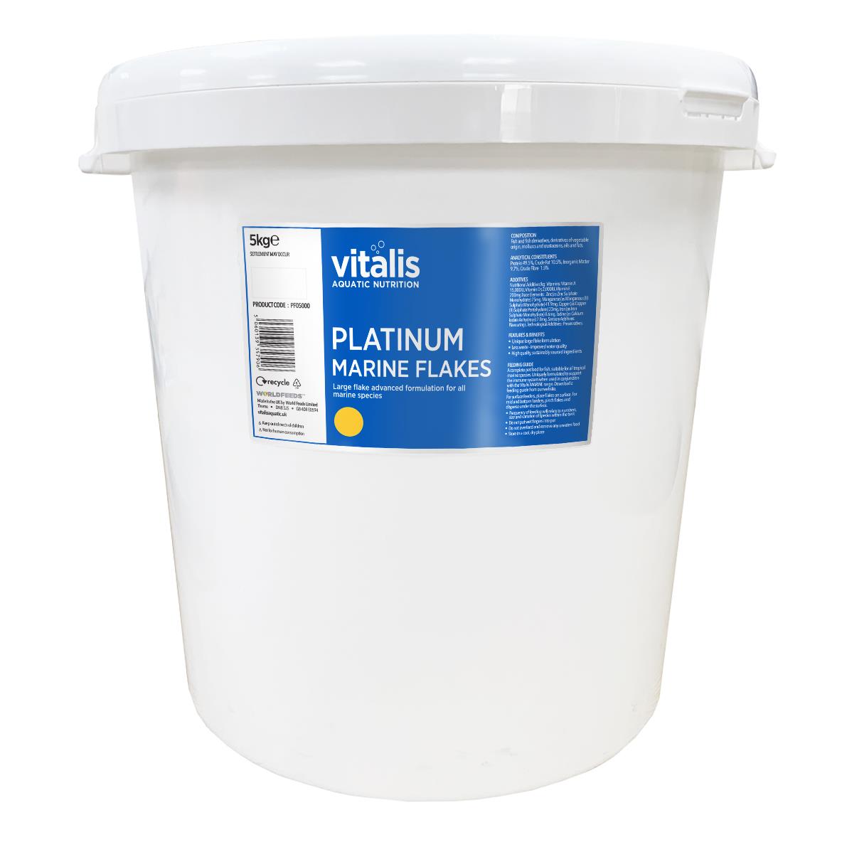 Vitalis Platinum Marine Flakes 5kg Vitalis Platinum Marine Flakes 5kg