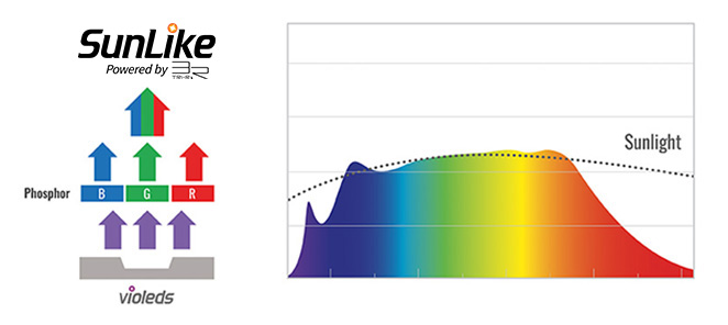 Daytime PRO-Modul SunLike Marine 3:1 „PRO-SLM3:1“ 8.000 K + Royal Blue + Blue