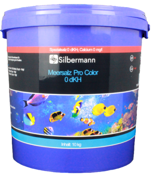 Silbermann Meerwasser Meersalz Pro Color KH 0, 10kg