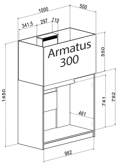 Aqua Medic Armatus 300 weiß  