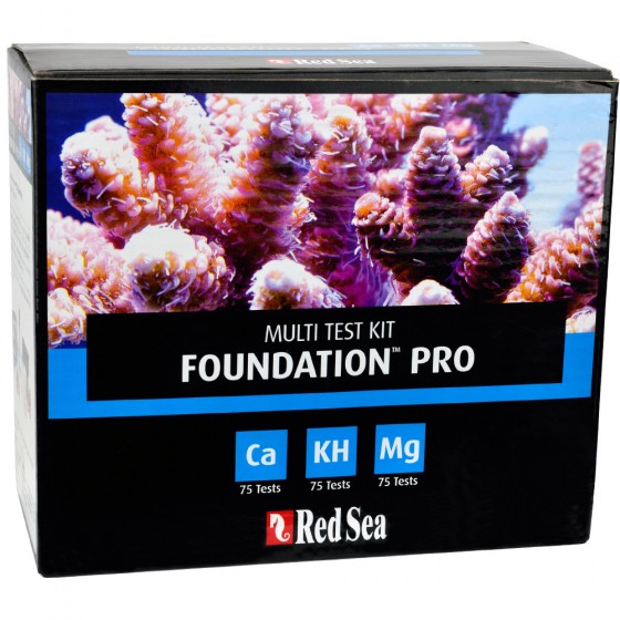 Red Sea Foundation Pro Test Kit Ca, Alk, Mg