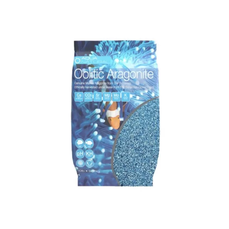 AquaNatural Oolitic Aragonite Sand - 4,5 kg Blau AquaNatural Oolitic Aragonite Sand - 4,5 kg Blau