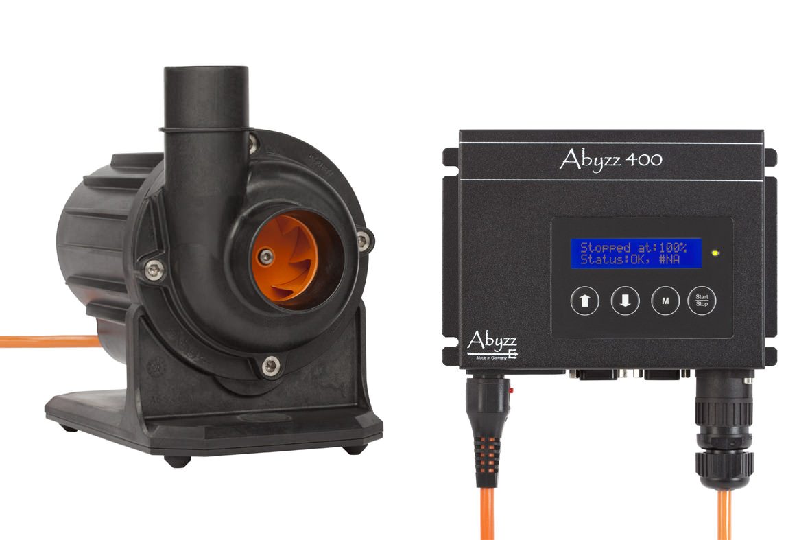 Abyzz A400 Hochleistungs-Förderpumpe 3 Mtr. Kabel