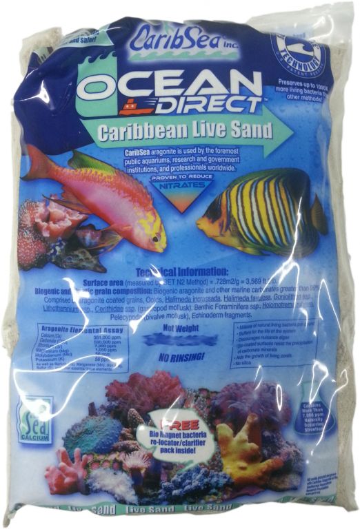  CaribSea Ocean Direct oolite |Livesand extra fine CaribSea 18,14 kg
