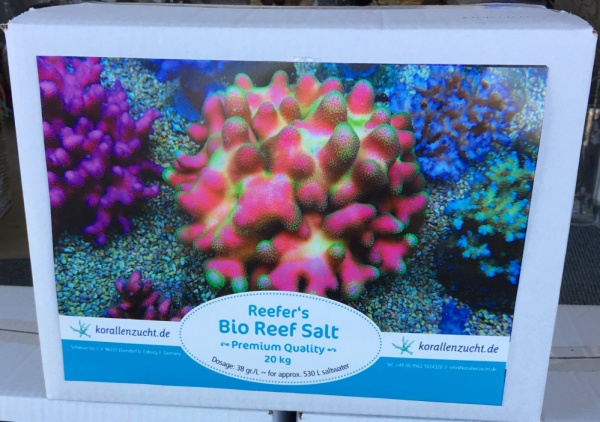 Korallenzucht Reefer´s Bio Reef Salt Premium Quality 20 kg