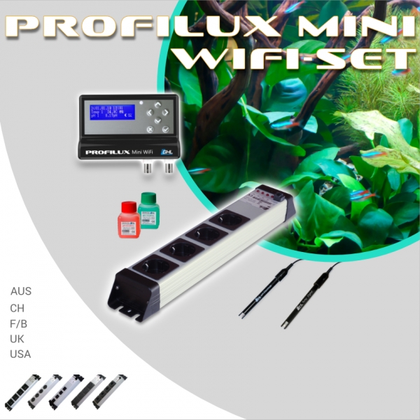 GHL ProfiLux Mini WiFi-Set, Weiß, Schuko (PL-1815)
