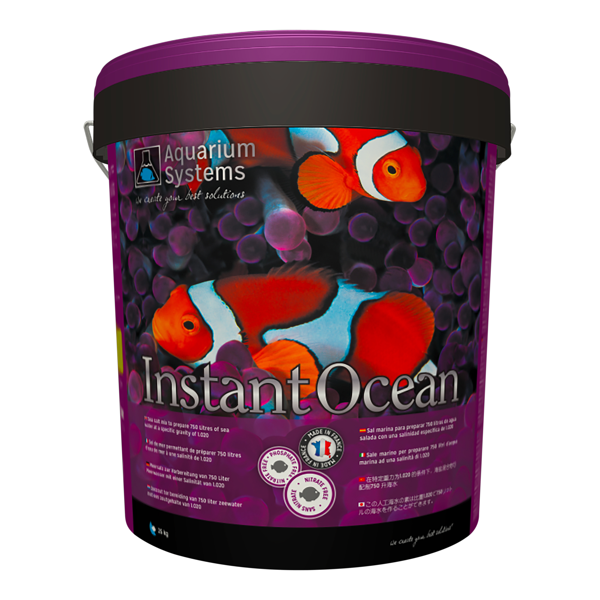 Aquarium Systems Instant Ocean Meersalz, 25 kg / 750 L - im Eimer
