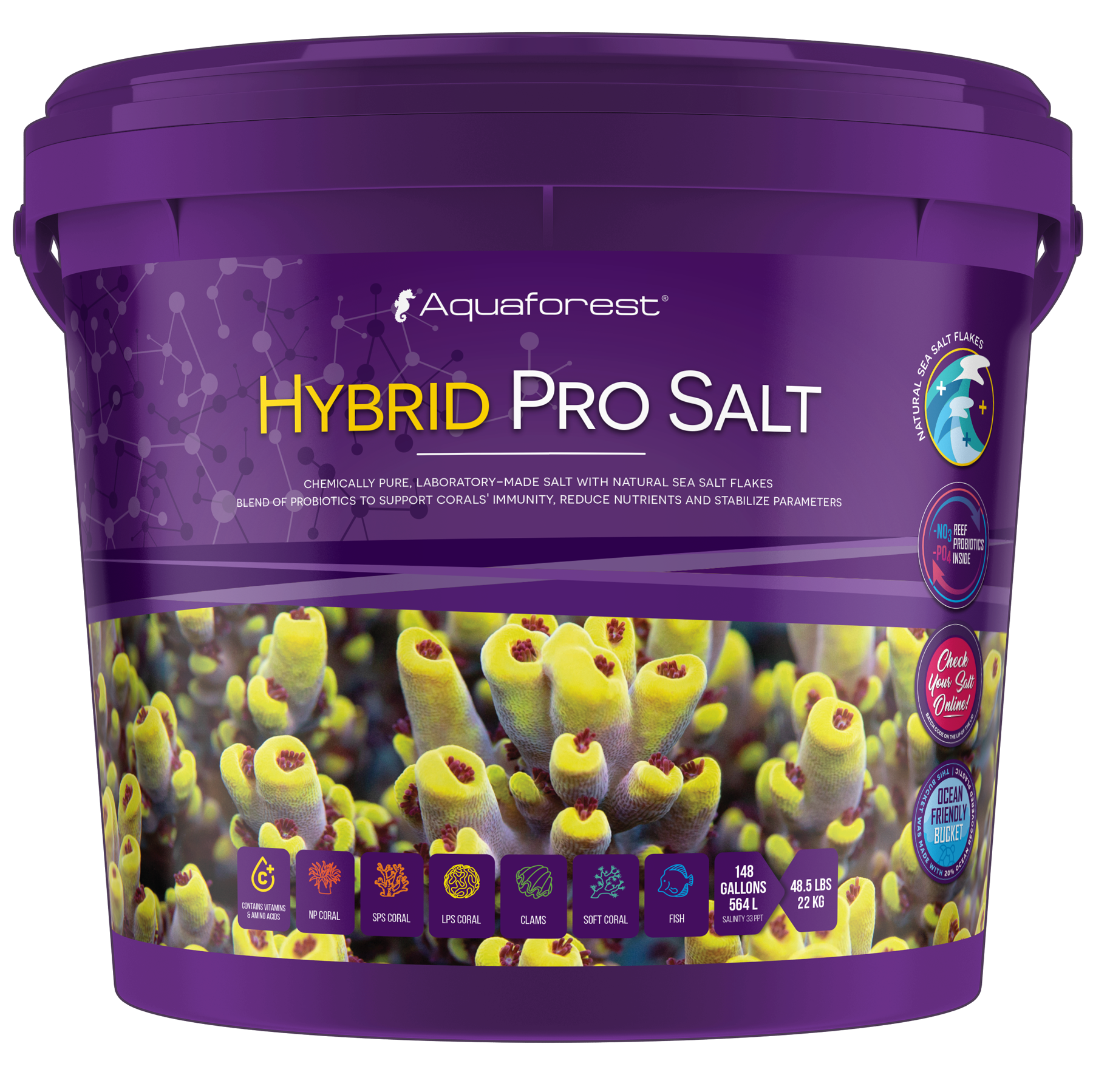 Aquaforest Hybrid Pro Salt 22 kg  (AFO-733502 )